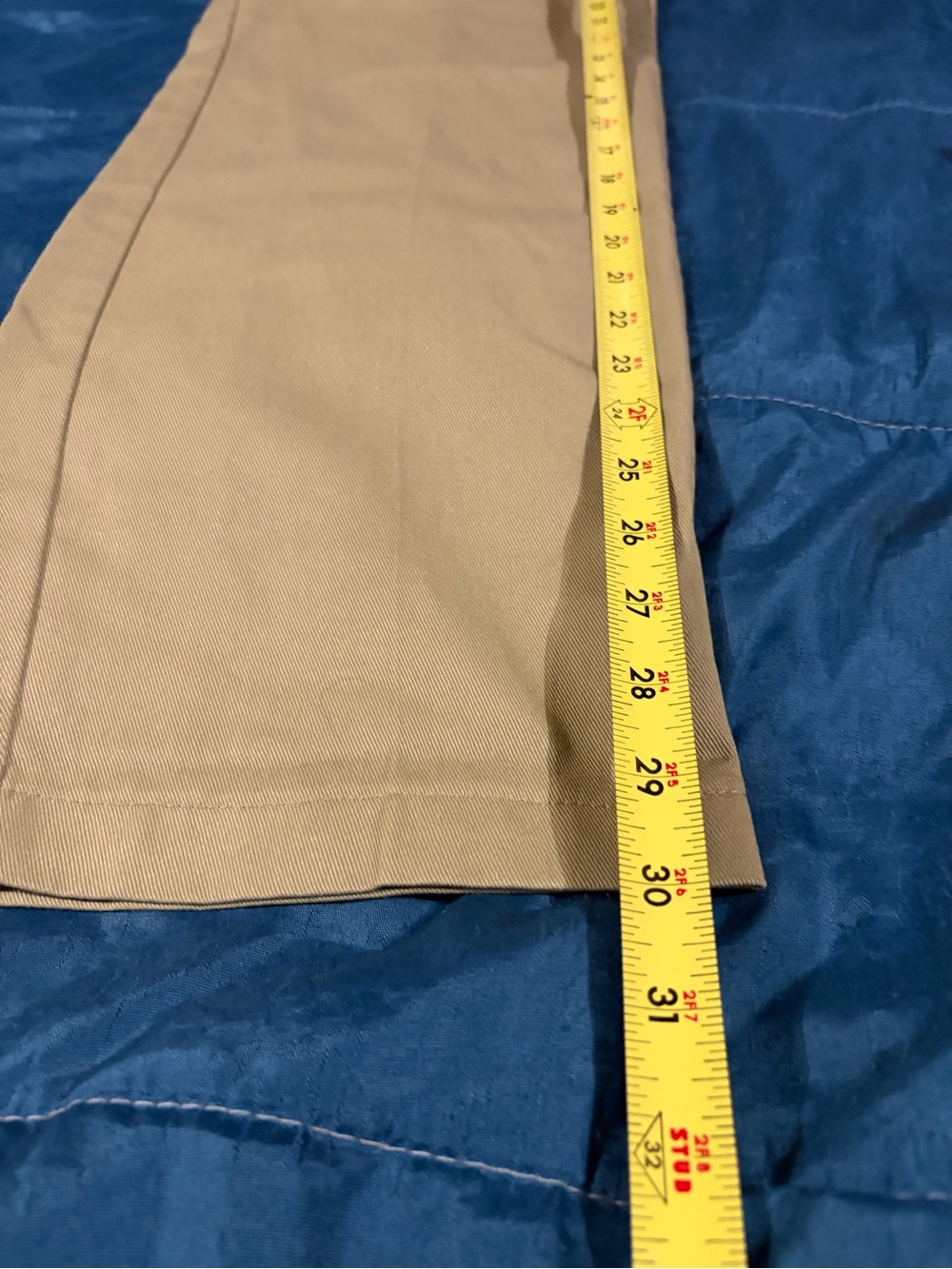 Dickies Men's Khaki Straight-Leg Chinos - Picture 6 of 8